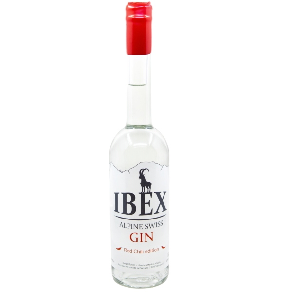Ibex gin chili new design IBEX ALPINE SWISS GIN Red Chili edition